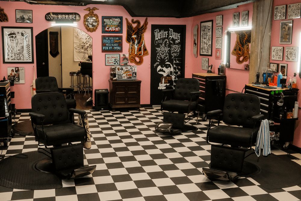 Inside Better Days Barbershop